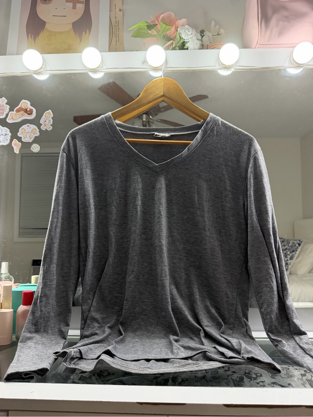 2000s Grey Long Sleeve